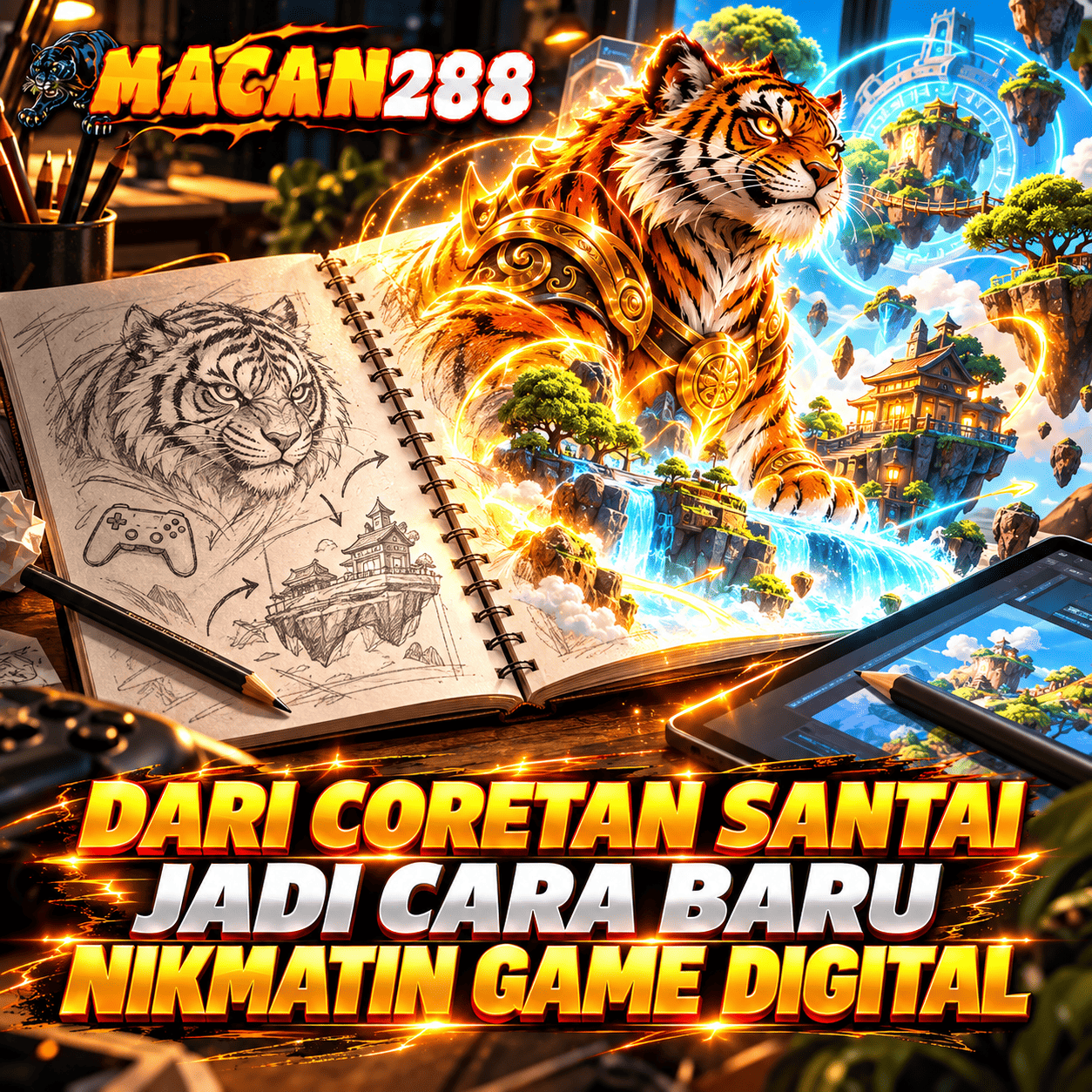 MACAN288 | Dari Coretan Santai Jadi Cara Baru Nikmatin Game Digital